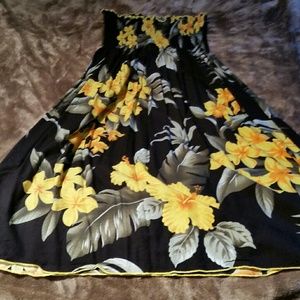 Tube top sun dress